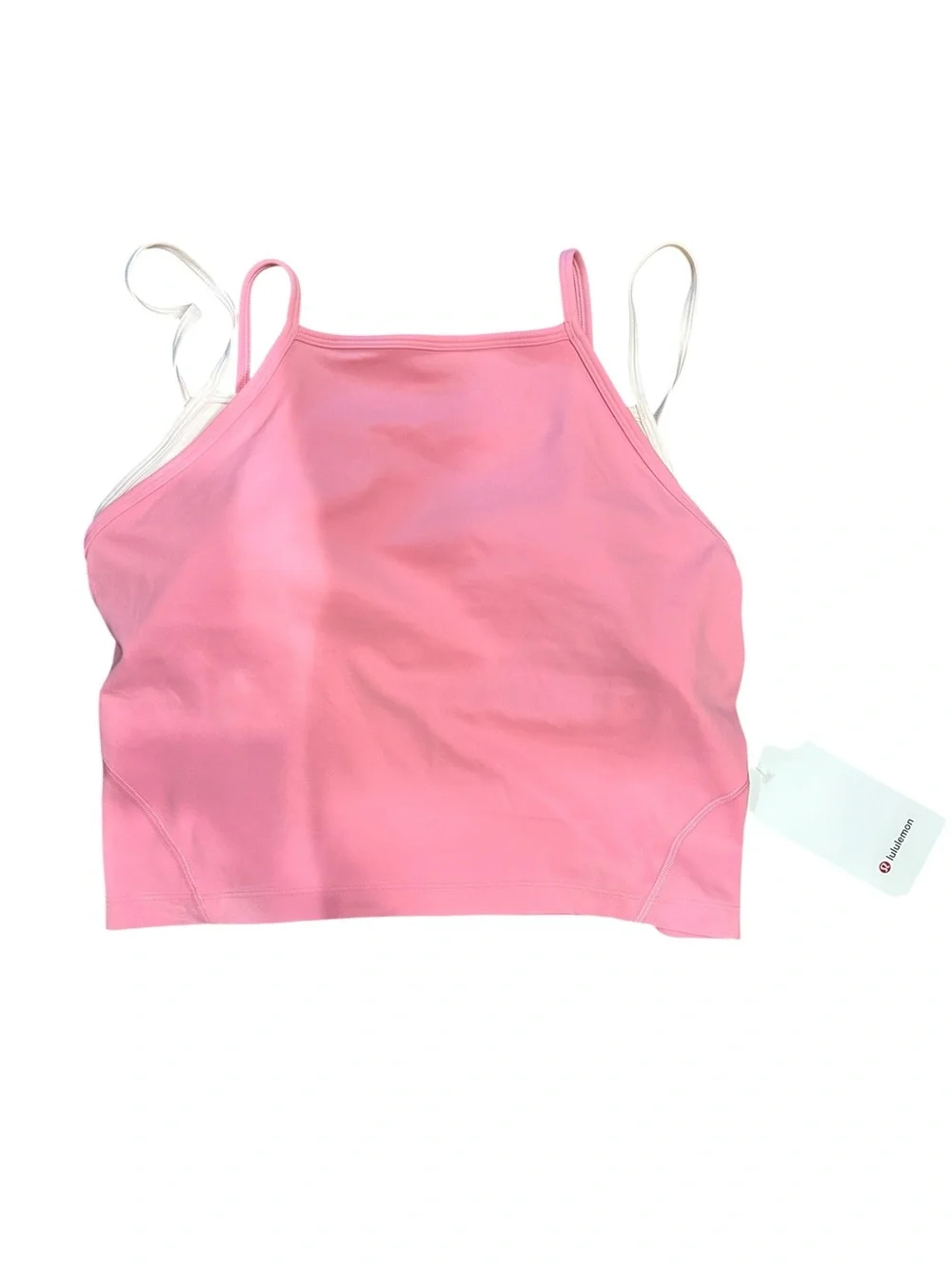 lululemon Align Layered High-Neck Tank💕Candy Cloud/Pink Pearl NWT Size 12